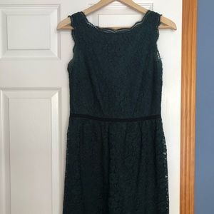 Loft Lace Dress in Emerald